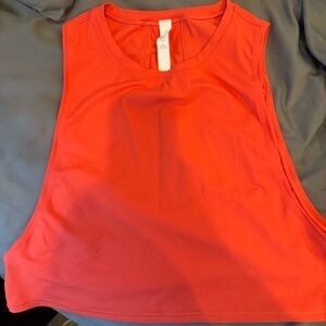 Lululemon Athletica Red Tank Top